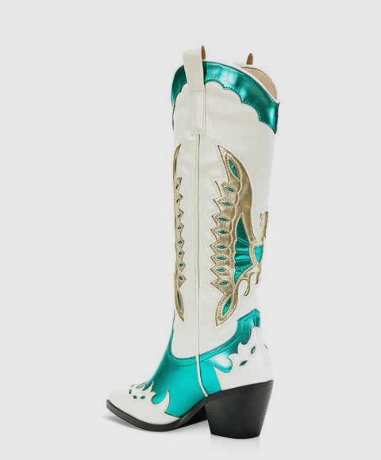 NEW! Apolline Green Metallic Western Boots !!! *BEST SELLER*