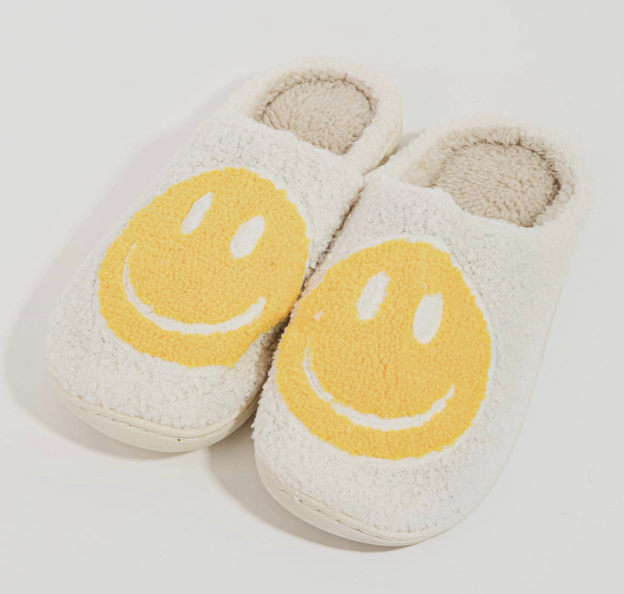 Happy face coziest slippers !!!