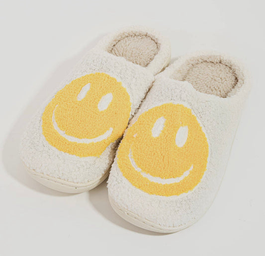 Happy face coziest slippers !!!