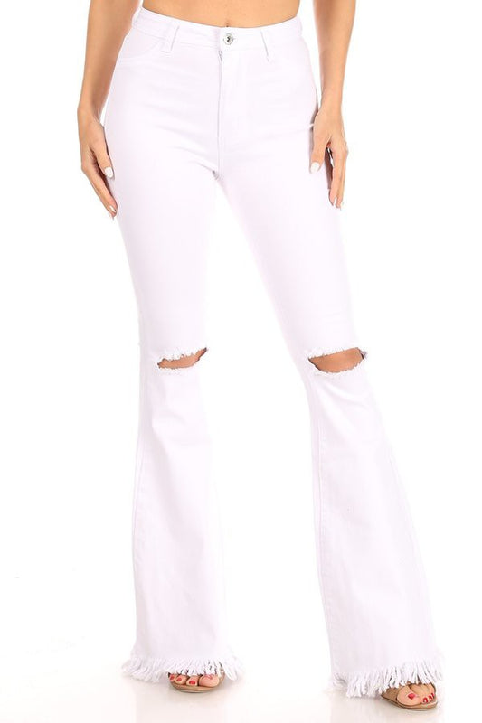 NEW! White FLARE jeans