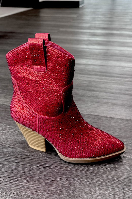 NEW! Red sequin boots